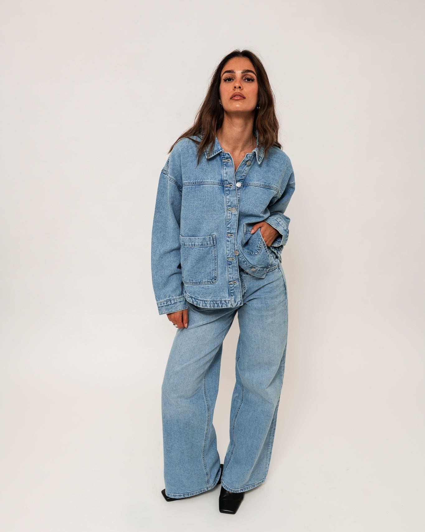 VMSANDIE Jeans - Light Blue Denim